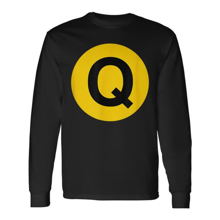 Q Train Long Sleeve T-Shirt
