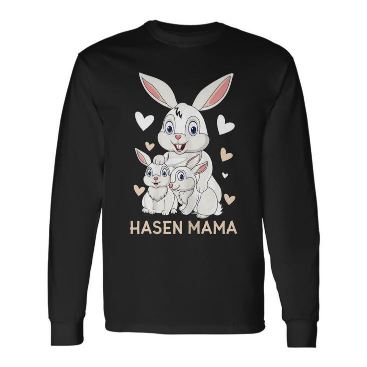 Rabbit Mum Cute Bunny Outfit For Girls Long Sleeve T-Shirt T-Shirt