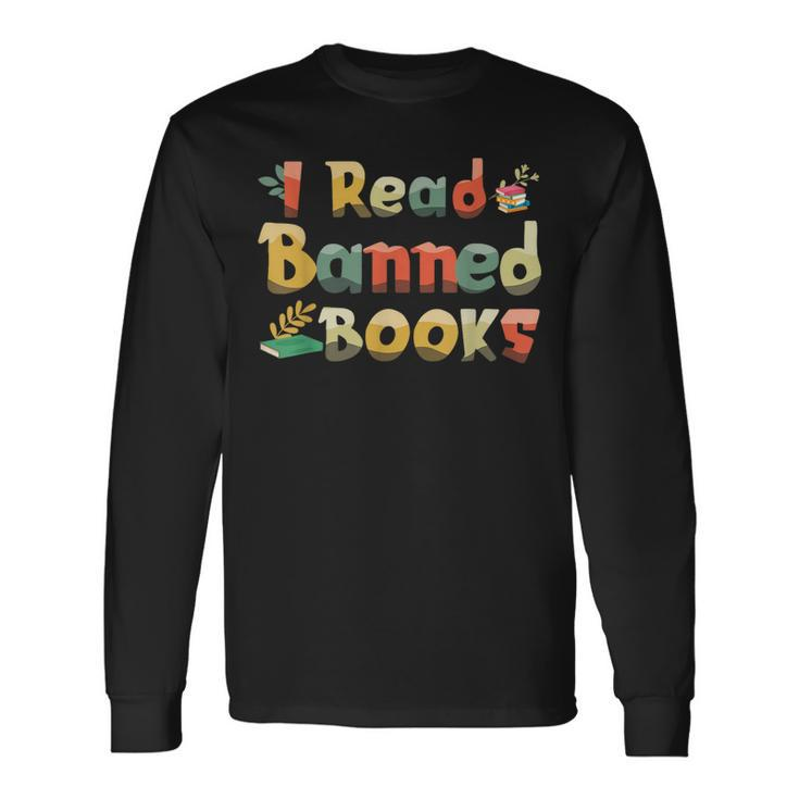 Read Banned Book Vintage Lover Reader Read Books Long Sleeve T-Shirt T-Shirt