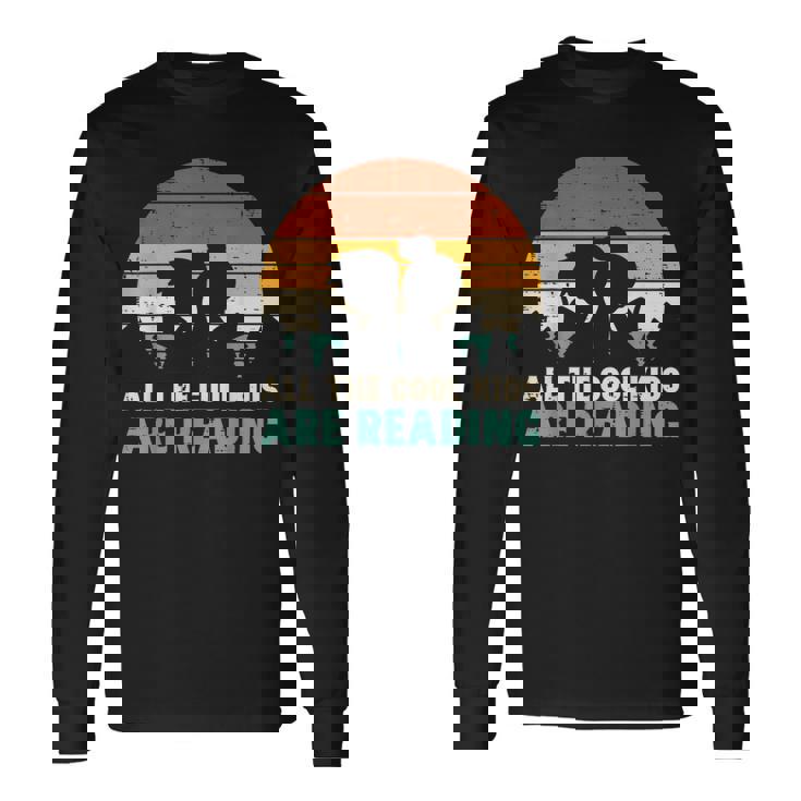 All Are Reading Retro Read Book Lover Boys Girls Reading Long Sleeve T-Shirt T-Shirt