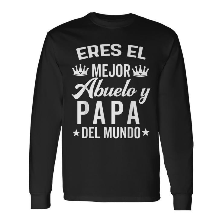 Regalos Para Abuelo Dia Del Padre Camiseta Mejor Abuelo Long Sleeve T-Shirt Gifts ideas