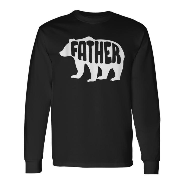 Relationship Bear Fathers Son Day Long Sleeve T-Shirt
