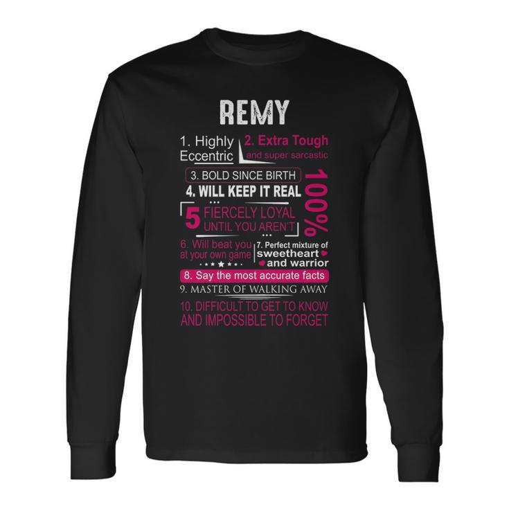 Remy Name Remy Name V2 Long Sleeve T-Shirt