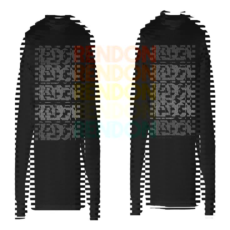 Rendon Vintage Retro Long Sleeve T-Shirt