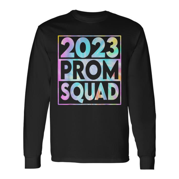 Retro 2023 Prom Squad 2022 Graduate Prom Class Of 2023 Long Sleeve T-Shirt T-Shirt