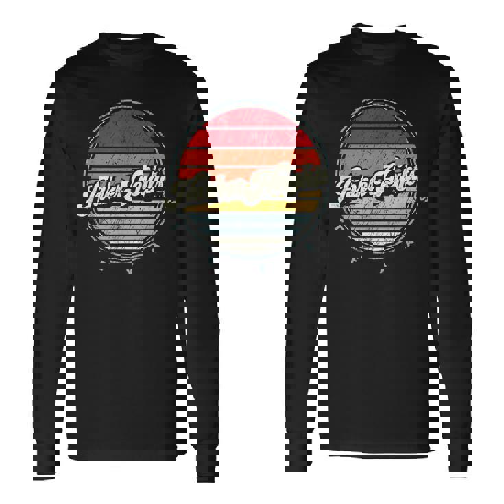 Retro Harker Heights Home State Cool 70S Style Sunset Long Sleeve T-Shirt Gifts ideas