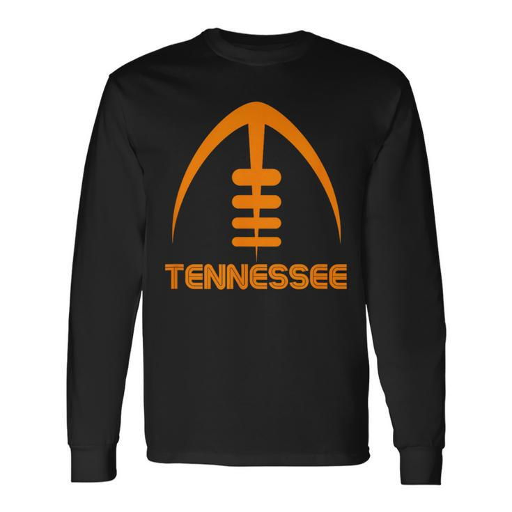Retro Tennessee Tn Orange Vintage Classic Tennessee Long Sleeve T-Shirt