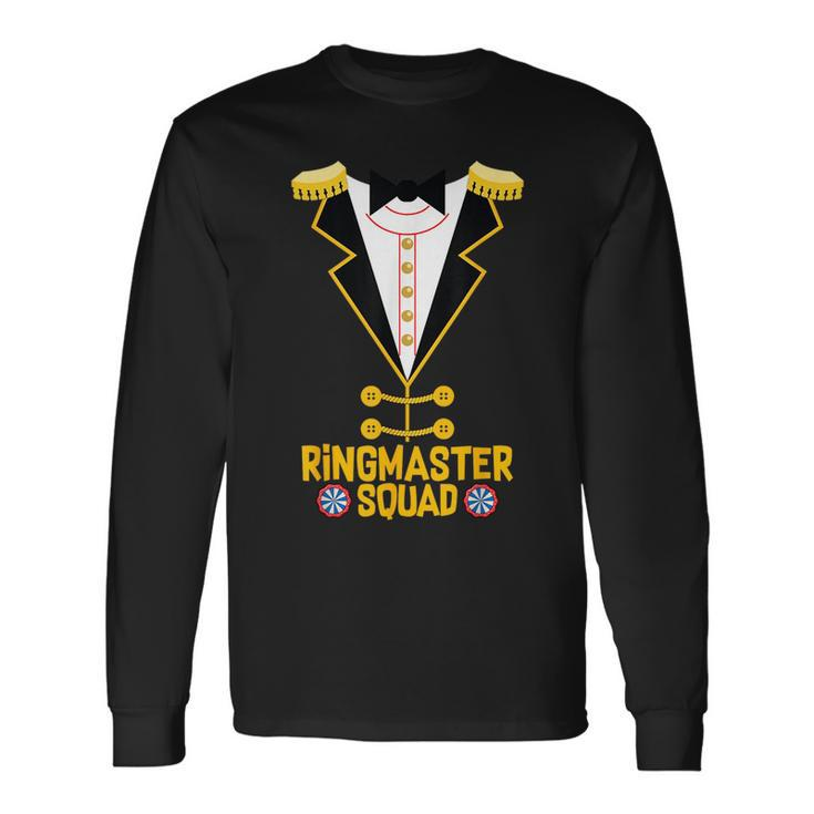 Ringmaster Squad Circus Theme Birthday Party Costume Long Sleeve T-Shirt