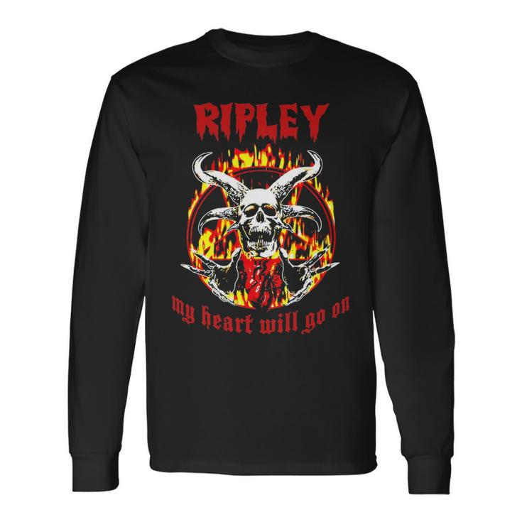 Ripley Name Ripley Name Halloween V2 Long Sleeve T-Shirt