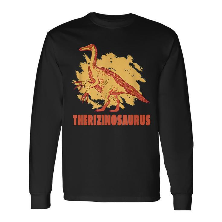 Therizinosaurus Scary Dinosaur Mr Mitts Long Sleeve T-Shirt T-Shirt