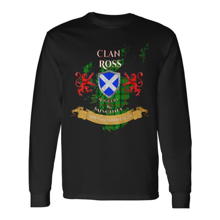 Ross Scottish Clan Middle Ages Mischief Long Sleeve T-Shirt