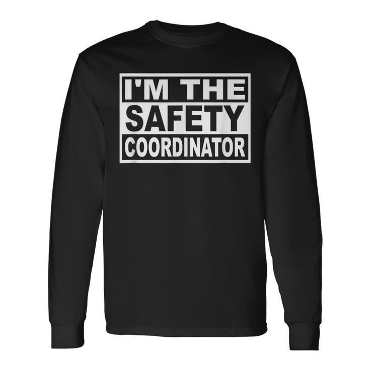 Safety Coordinator Square Graphic Long Sleeve T-Shirt