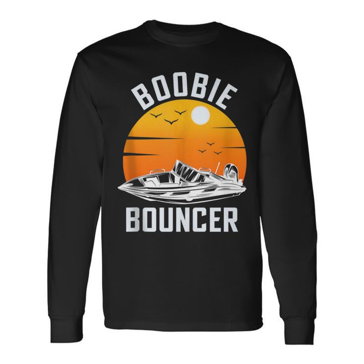 Sailing Boat Boobie Bouncer Vintage Long Sleeve T-Shirt