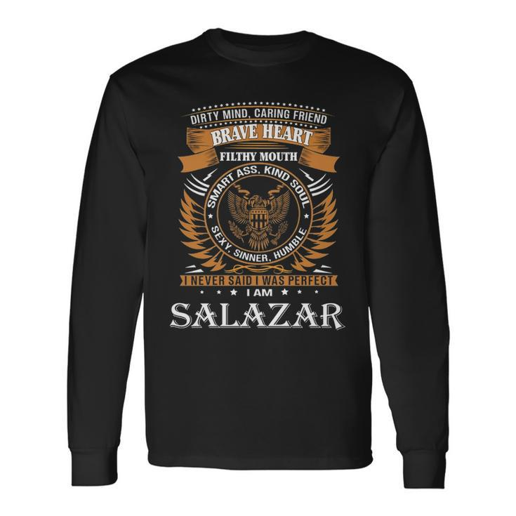 Salazar Name Salazar Brave Heart V2 Long Sleeve T-Shirt
