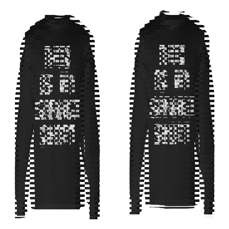 This Is My Sarangi Sarangi Player Long Sleeve T-Shirt