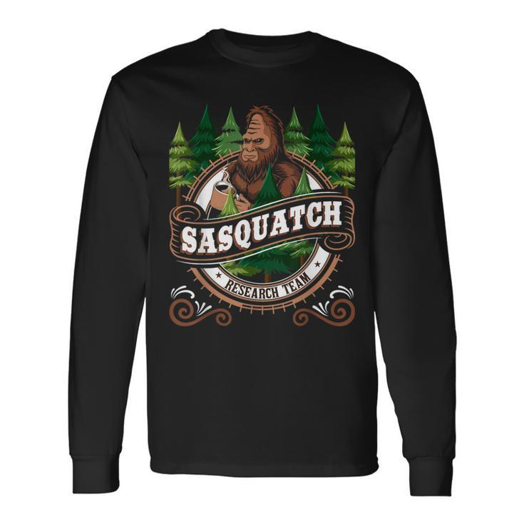 Sasquatch Research Team Bigfoot Fan Long Sleeve T-Shirt