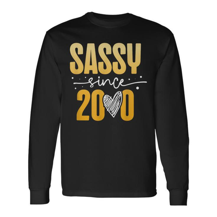 Sassy Since 2000 Decade 2000S Era Millenium Vintage Long Sleeve T-Shirt