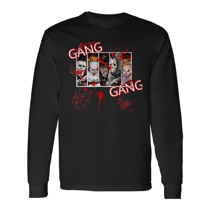Scary Classic 90S Movie Gear For Halloween & Movie Buffs Long Sleeve T-Shirt