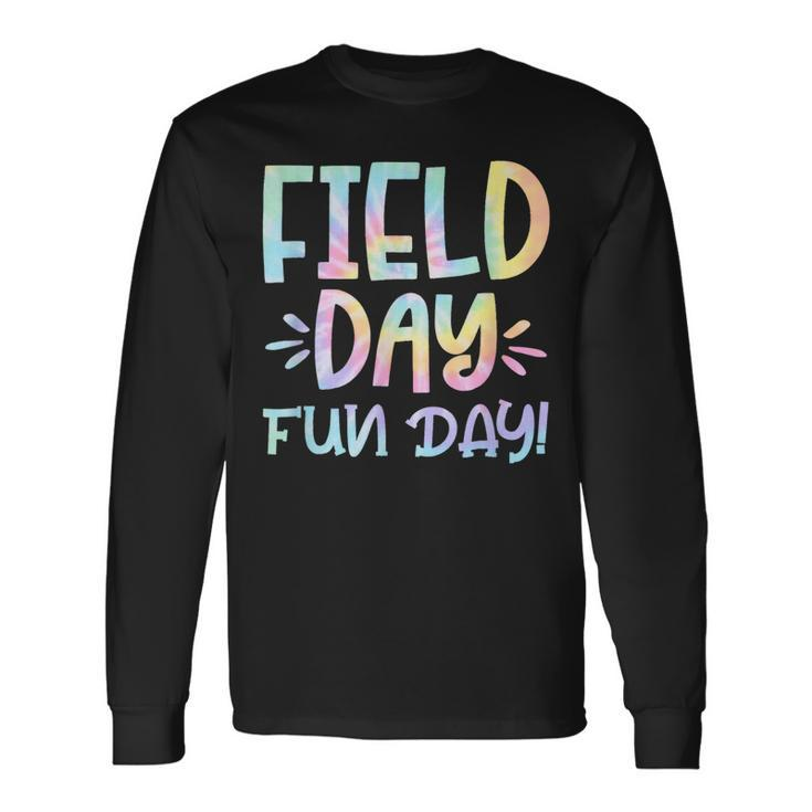 School Field Day Fun Tie Dye Field Day 2023 Te Tie Dye Long Sleeve T-Shirt T-Shirt Gifts ideas