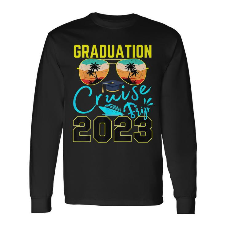 Senior Graduation Cruise Trip 2023 Ship Cruise Grad Trip Long Sleeve T-Shirt