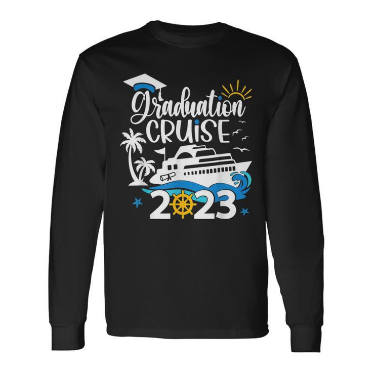 Senior Graduation Trip Cruise 2023 Aw Ship Party Cruise Long Sleeve T-Shirt