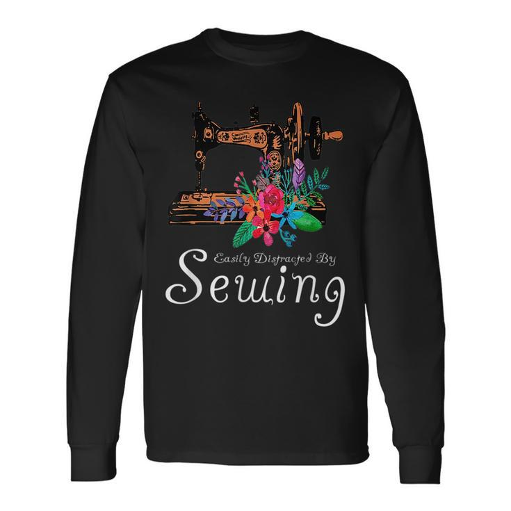 Sewing Novelty Saying Cute Sewer Quote Long Sleeve T-Shirt T-Shirt