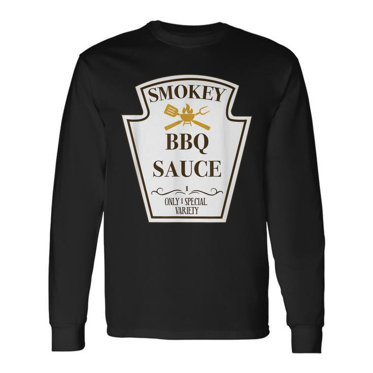 Smokey Bbq Sauce Condiment Halloween Costume Long Sleeve T-Shirt T-Shirt