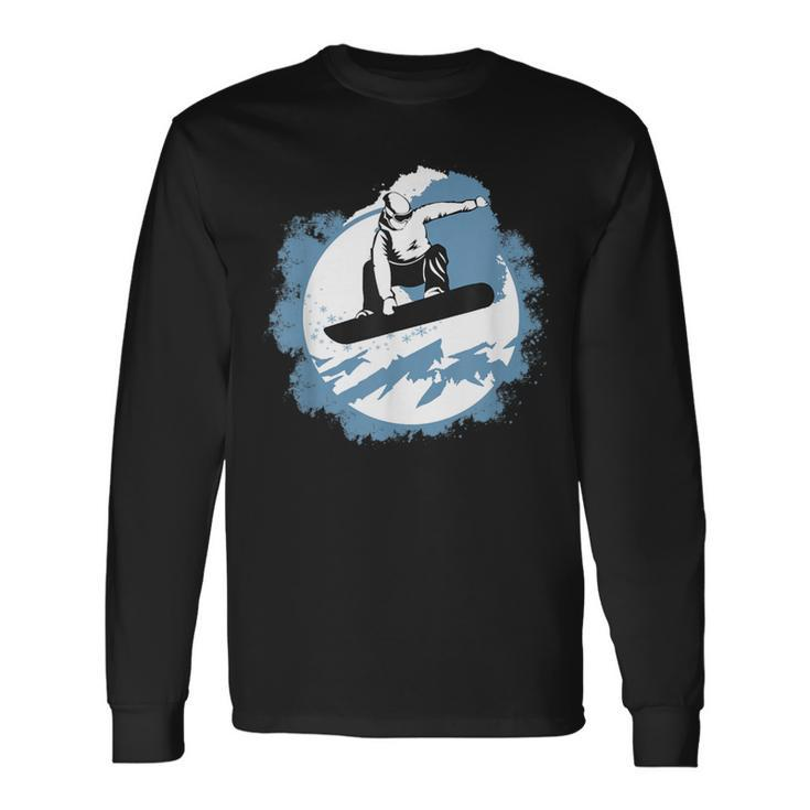 Snowboarding Mountain Wintersports Ski Long Sleeve T-Shirt