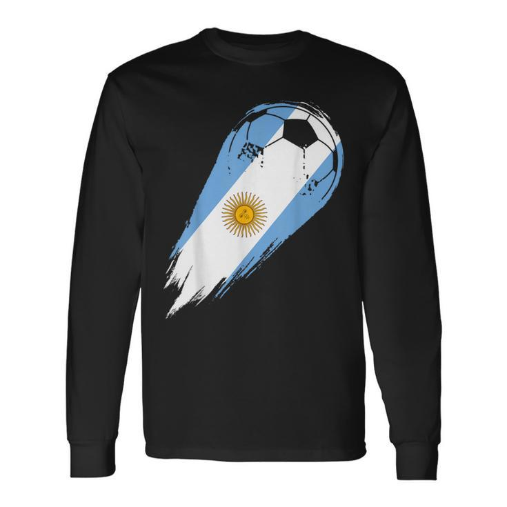 Soccer Player Of Pride Argentina Long Sleeve T-Shirt