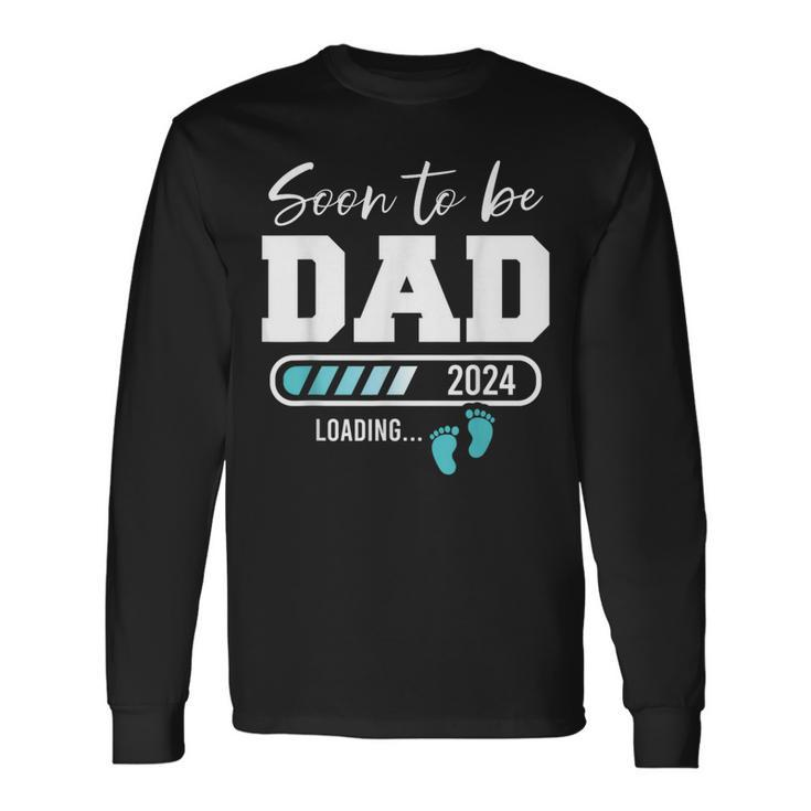 Soon To Be Dad Est 2024 New Dad Pregnancy Long Sleeve T-Shirt T-Shirt