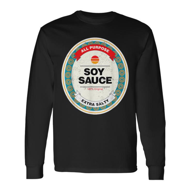 Soy Sauce Easy Halloween Costume Matching Group Couples Long Sleeve T-Shirt
