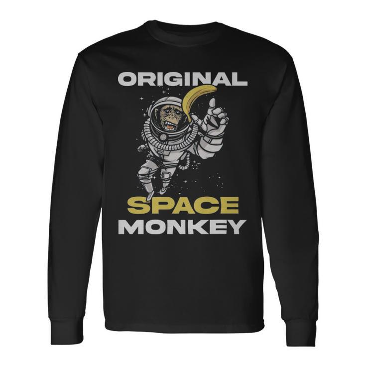 Space Monkey Space Space Monkey Space Long Sleeve T-Shirt