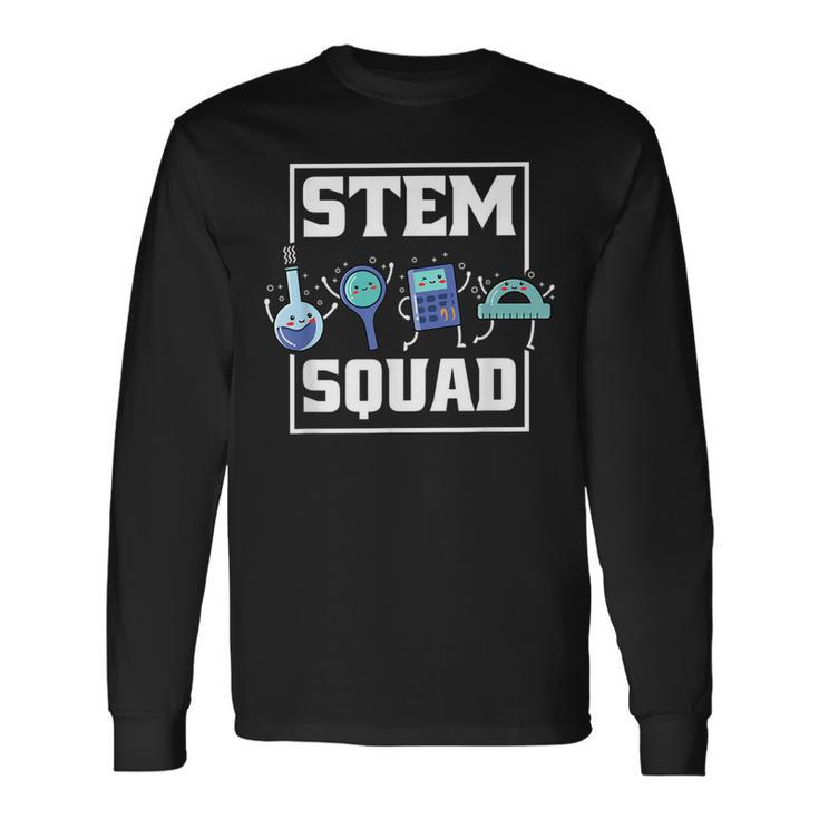 Stem Squad Science Technology Engineering Math Team Long Sleeve T-Shirt T-Shirt