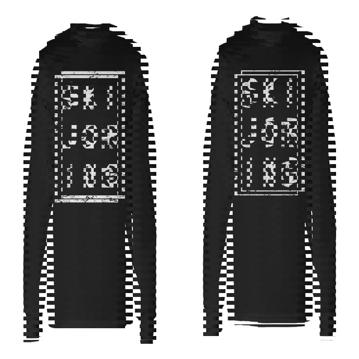 Stylish Skijoring Long Sleeve T-Shirt