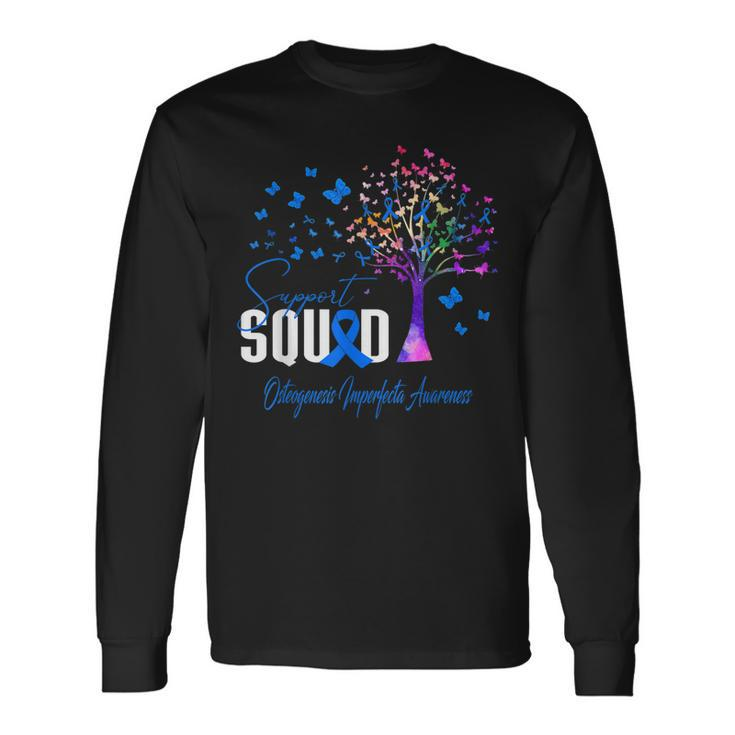Support Squad For Osteogenesis Imperfecta Awareness Long Sleeve T-Shirt T-Shirt