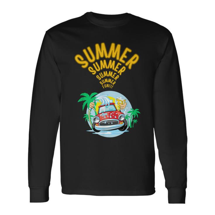 Sweet Summer On Off Timer Free Time Long Sleeve T-Shirt