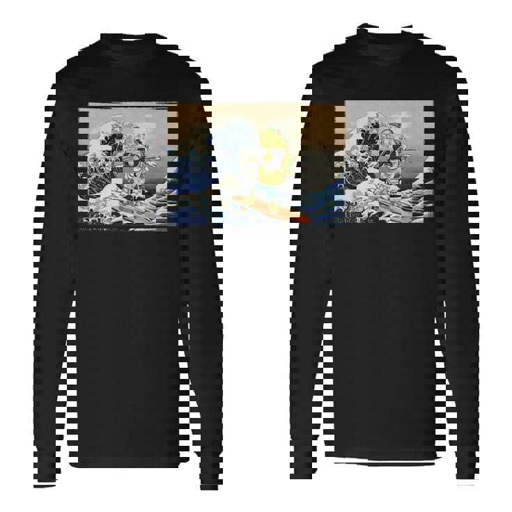 Taco Taco Lover Mexican Food Surfer Taco Long Sleeve T-Shirt T-Shirt