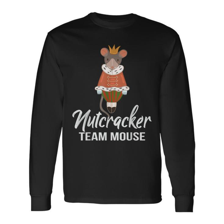 Team Mouse Nutcracker Christmas Dance Soldier Long Sleeve T-Shirt