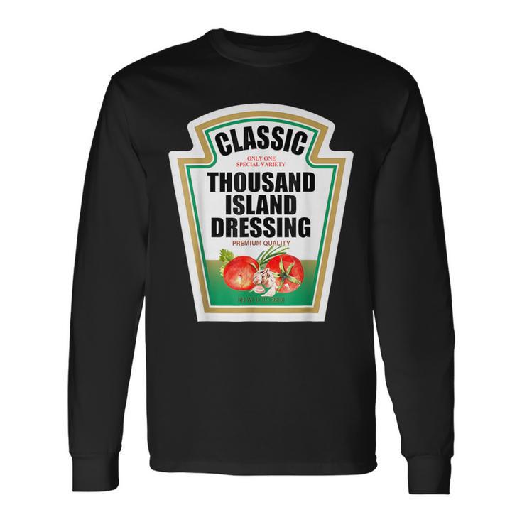 Thousand Island Dressing Condiment Group Halloween Costume Long Sleeve  T-Shirt - Thegiftio