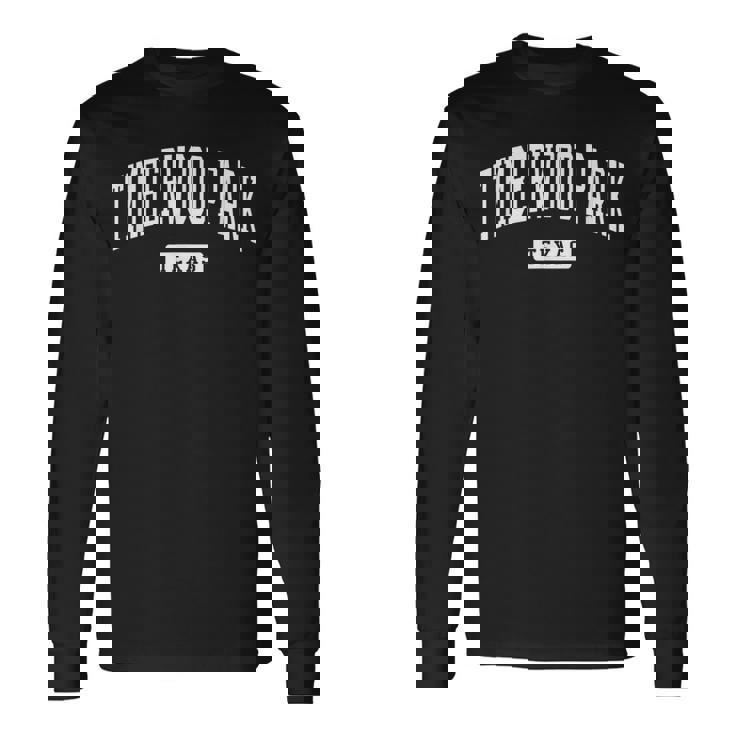 Timberwood Park Texas Tx Vintage Athletic Sports Long Sleeve T-Shirt Gifts ideas