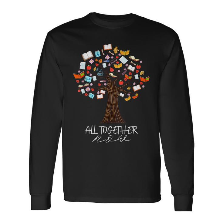 Together Now Summer Reading Program 2023 Tree Of Books Long Sleeve T-Shirt T-Shirt Gifts ideas