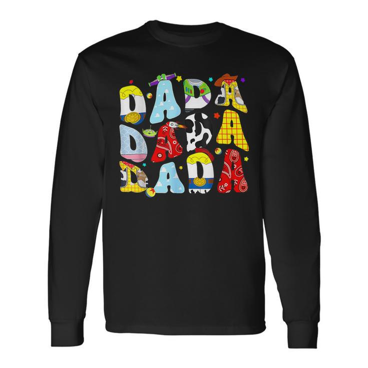 Toy Story Dada Boy Dad Fathers Day For Mens Long Sleeve T-Shirt