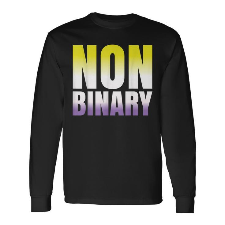 Transgender Nonbinary Trans Queer Lgbtq Ftm Gay Ally Pride Long Sleeve T-Shirt T-Shirt