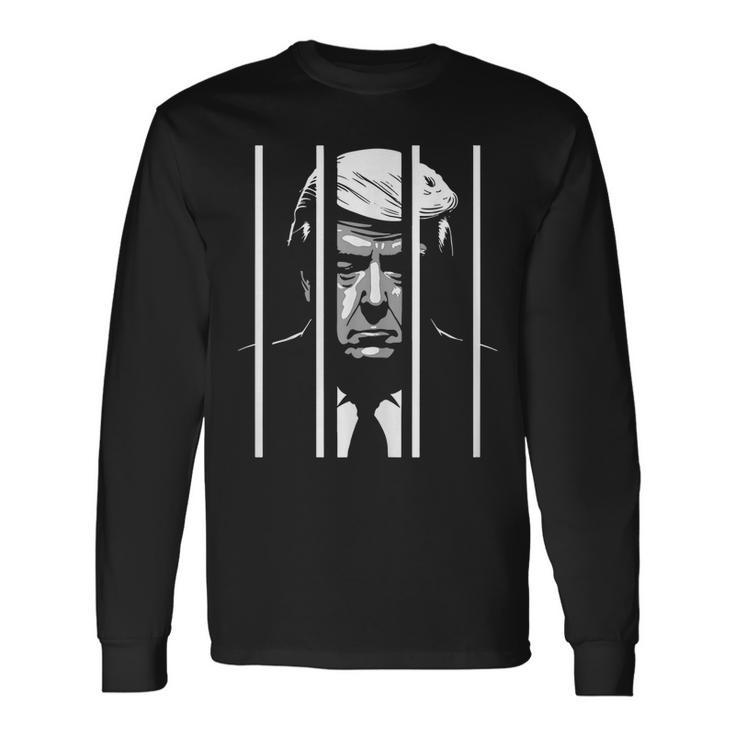 Trump Behind Bars Anti-Trump Long Sleeve
