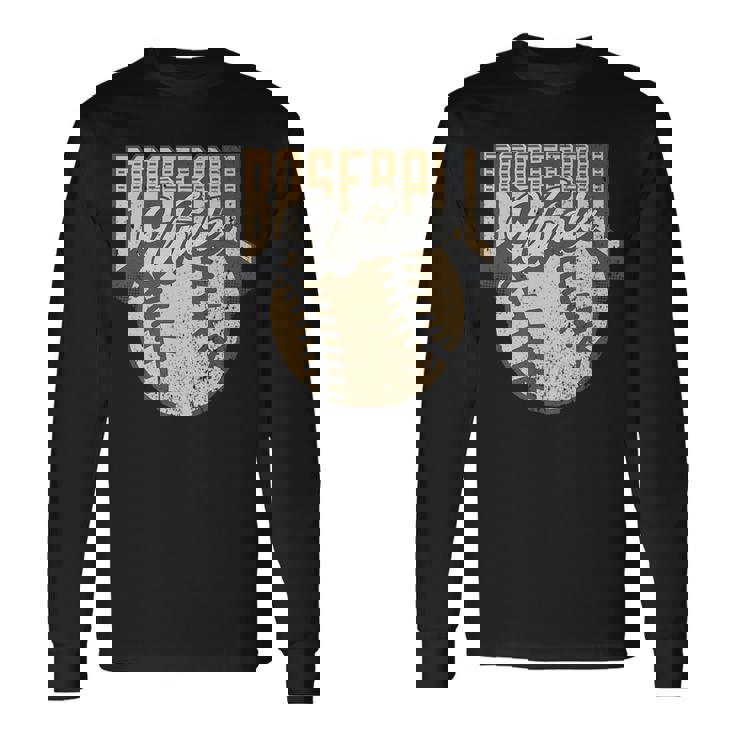 For Uncle Of Baseball Players Baseball Uncle Long Sleeve T-Shirt T-Shirt