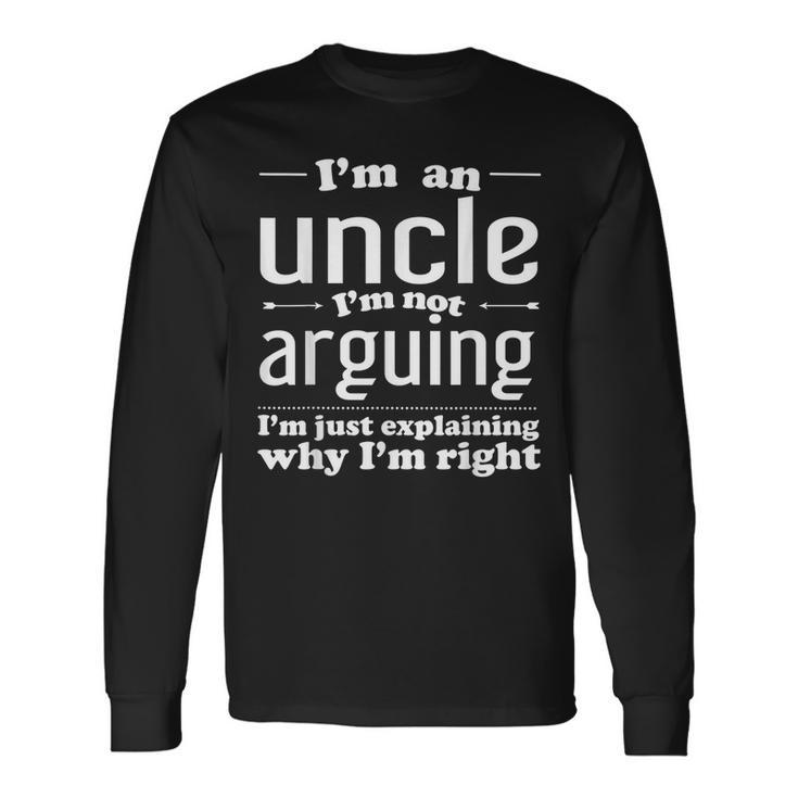 Uncle For Cute Uncles Of The World Long Sleeve T-Shirt