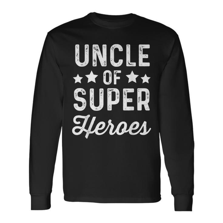 Uncle Super Heroes Superhero Long Sleeve T-Shirt Gifts ideas