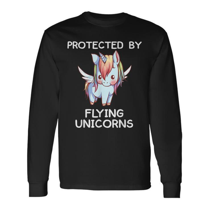 Unicorn Halloween Dont Make Me Get My Flying Monkeys Witch Long Sleeve T-Shirt T-Shirt