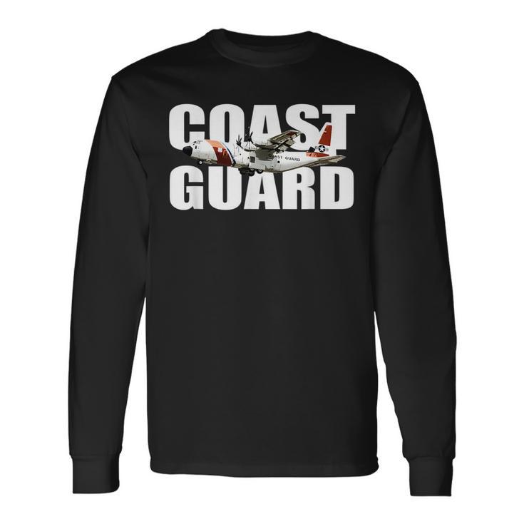 United States Us Coast Guard Uscg C130 Airplane Long Sleeve T-Shirt T-Shirt