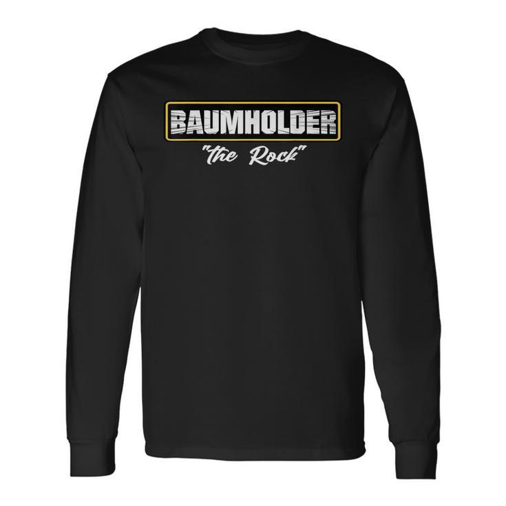 Us Army Gear Veteran Base Baumholder The Rock Germany Long Sleeve T-Shirt T-Shirt